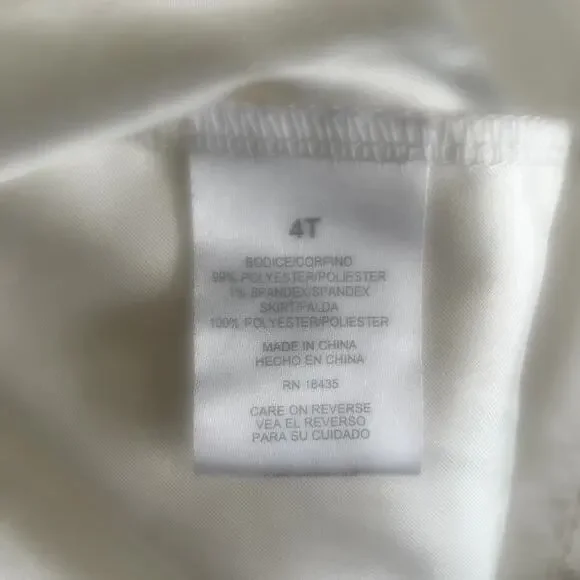 Christmas Holiday Sparkle Tulle Dress with Matching Coat Sz 4T - Picture 13 of 13